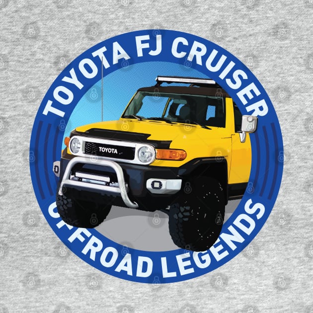 4x4 Offroad Legends: Toyota FJ Cruiser (yellow) by OFFROAD-DESIGNS